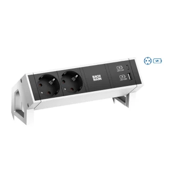 Bachmann Desk Πολύπριζο 2 Θέσεων με USB-A 902.932