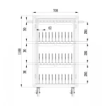Techly Βάση Φόρτισης με 30 Θύρες USB-A White Blue (I-CABINET-30DUTY/USB) 108880 - Image 3
