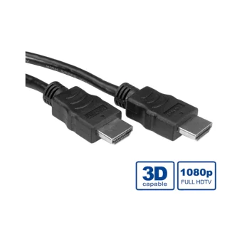 Value HDMI 1.4 High Speed 1080p 120Hz Cable HDMI male - HDMI male 7.5m Μαύρο 11.99.5544