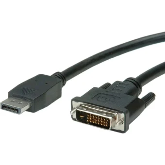 Value Cable DVI-D male - DisplayPort male 1m Μαύρο (11.99.5613)