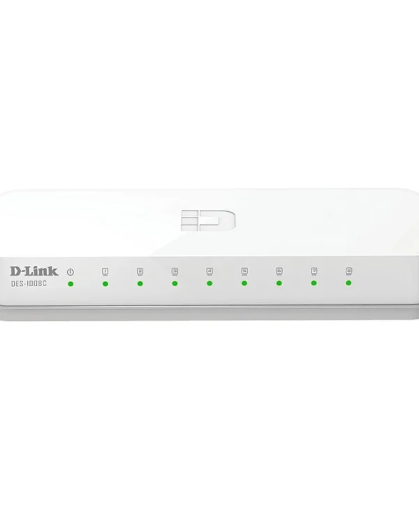 D-Link DES-1008C/E Unmanaged L2 Switch με 8 Θύρες Gigabit (1Gbps) Ethernet