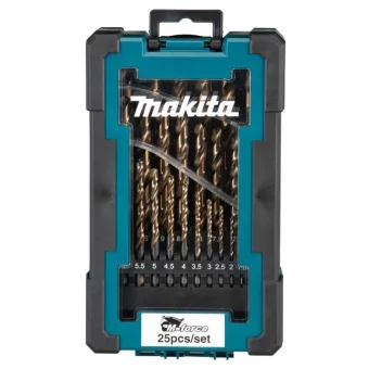 Makita M-force Σετ 25 Τρυπάνια HSS για Μέταλλο D-67599