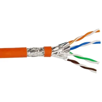 Digitus S/FTP Cat.7 (10Gbps) Καλώδιο Δικτύου Ethernet 500m Πορτοκαλί 263842