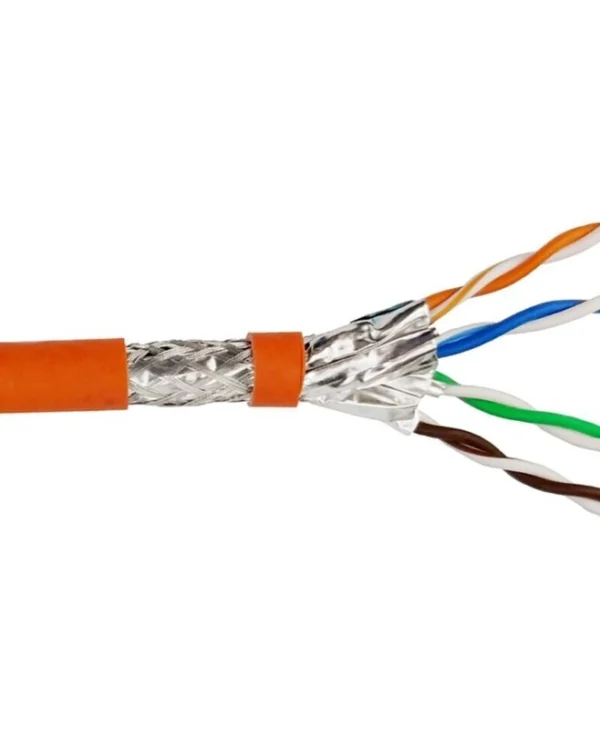 Digitus S/FTP Cat.7 (10Gbps) Καλώδιο Δικτύου Ethernet 500m Πορτοκαλί 263842