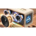 W-King W7 Ηχείο Bluetooth 3W με Διάρκεια Μπαταρίας έως 8 ώρες Ασημί H330-CRM - Image 4