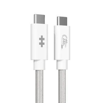 Targus USB 4 Video Cable USB-C male - USB-C 240W PD Λευκό 1.2m HD6500WHGL
