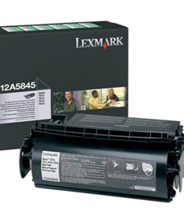 LEXMARK 12A5845 BLACK TONER