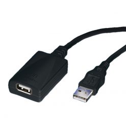 Roline USB 2.0 Repeater 4.5m Black 12.04.1089