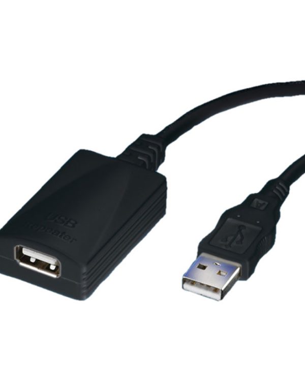 Roline USB 2.0 Repeater 4.5m Black 12.04.1089
