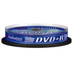 Verbatim 43498 DVD+R 16x Non-Print 10pk