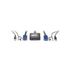 LevelOne KVM-0223 2 Port USB + Audio KVM