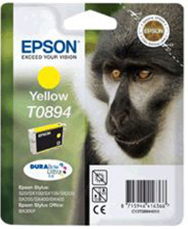 EPSON T0894 YELLOW with pigment INK (C13T089440)