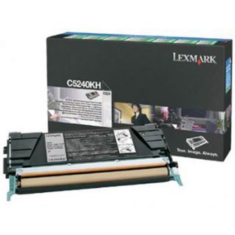 Lexmark Toner Laser C5240KH Black High Yield 8K Pgs