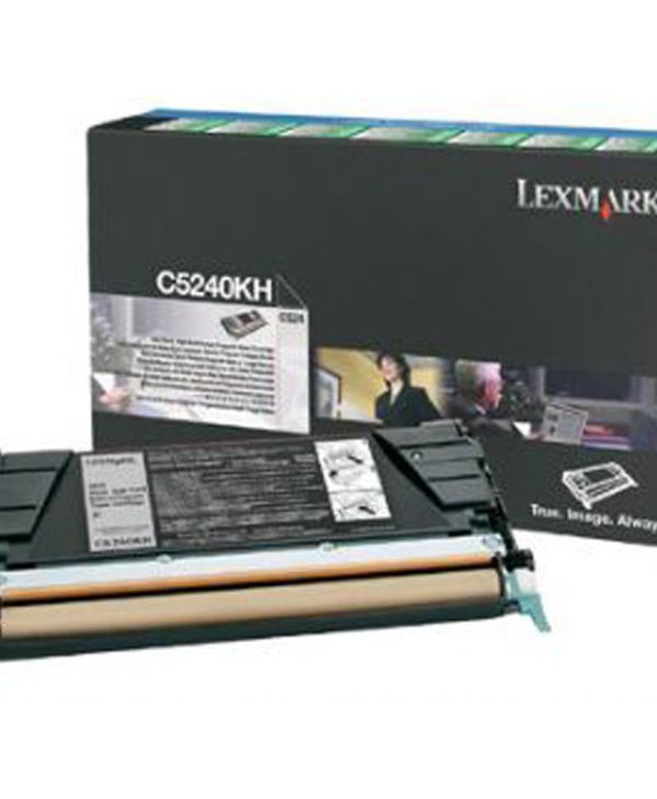 Lexmark Toner Laser C5240KH Black High Yield 8K Pgs