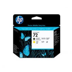 HP Ink No 72 Printhead Matte Black and Yellow (C9384A)