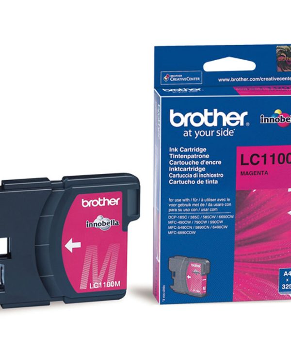 Brother For MFC-6490CW/790CW/DCP-385C Magenta Ink LC-1100M