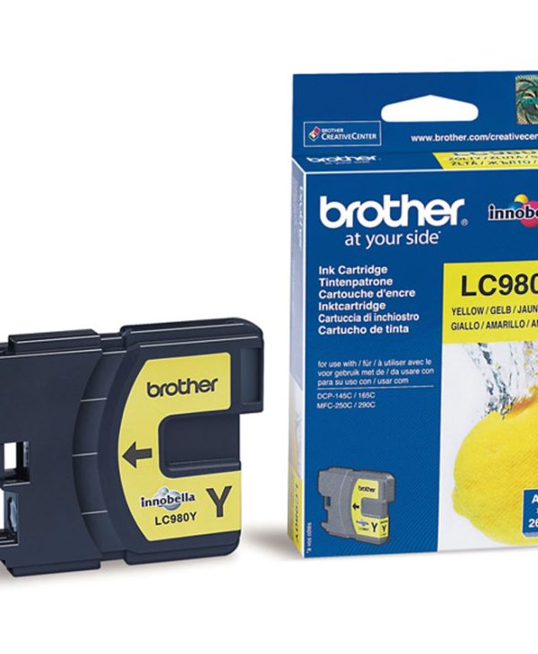 BROTHER DCP145C LC980Y INK CRTR