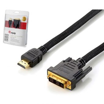Equip HDMI - DVI M/M 2m Black 119322