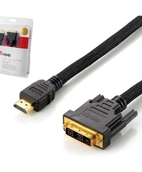 Equip HDMI - DVI M/M 2m Black 119322