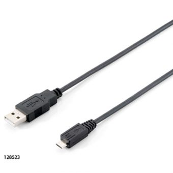 Equip Mini USB - USB 2.0 M/M 1.8m Black 128521