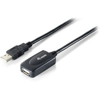 Equip USB 2.0 Repeater M/F 5m Black 133336