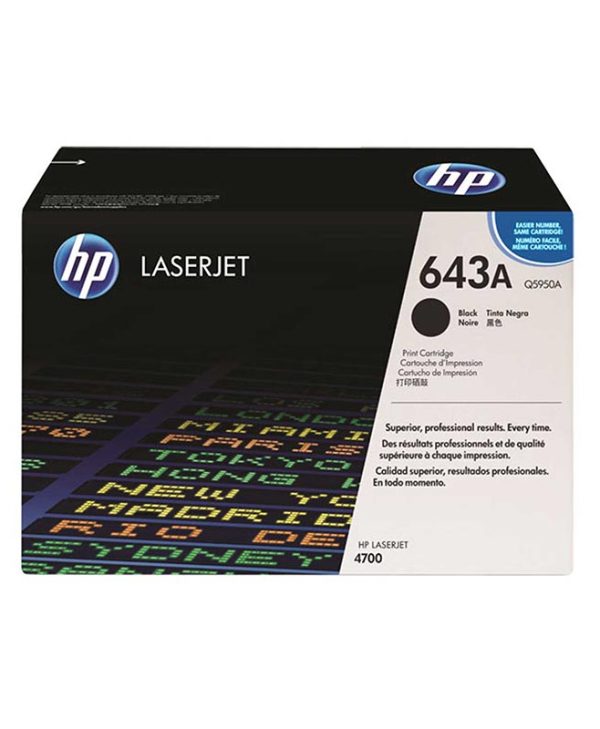 HP Toner Laser LJ 4700 Black 11K Pgs (Q5950A)