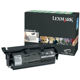 Lexmark Toner Laser X651H11E Black - 25k Pgs