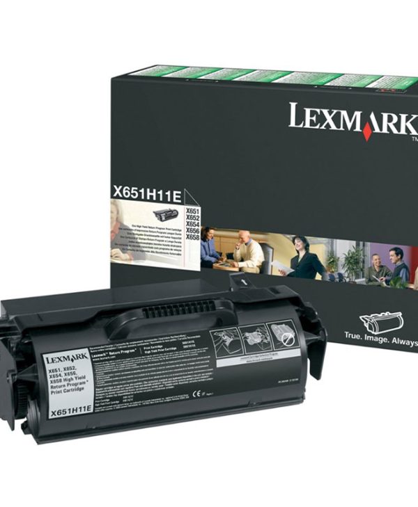Lexmark Toner Laser X651H11E Black - 25k Pgs