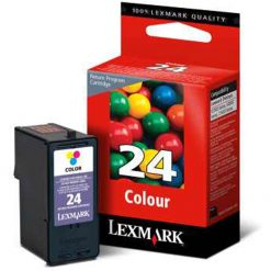 No 24 Ink Lexmark 18C1524E Colour - 185Pgs