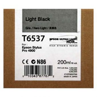 EPSON INK. LIGHT-BLACK ULTRA CHR. 220ML C13T653700