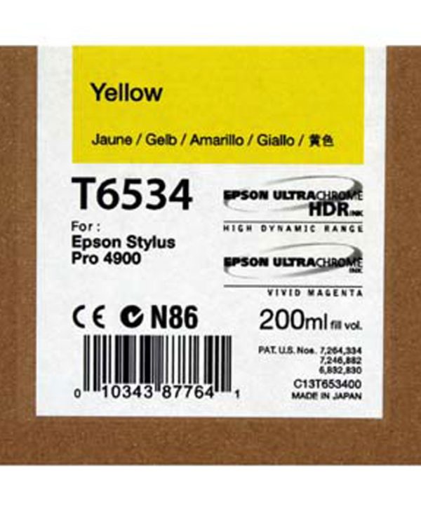 Epson T6534 Yellow (C13T653400)