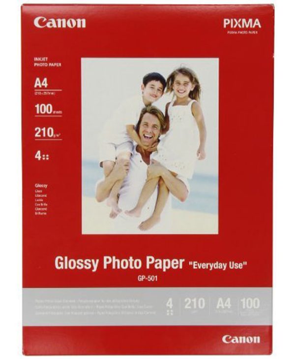 Canon GP-501 Glossy Photo Paper 210gsm A4 100sheets 0775B001