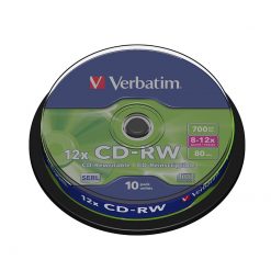 Verbatim 43480 CD-RW 12x 10 pack Spindle
