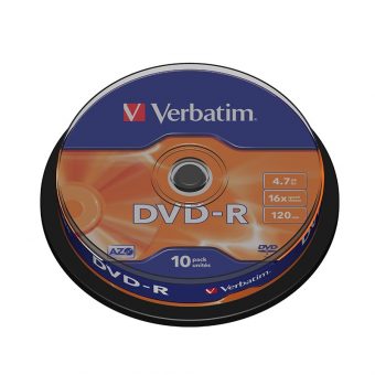 Verbatim 43523 DVD-R 16x 10pk spindle