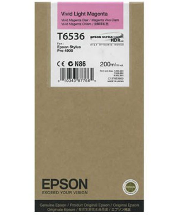 EPSON INK. LIGHT-MAGENTA ULTRA CH 220ML C13T653600