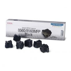 XEROX PHASER BLACK TONER 108R00727 6 STICKS