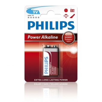 Philips Battery 6LR61 (9V) Αλκαλική 9V x1 6LR61P1B/10