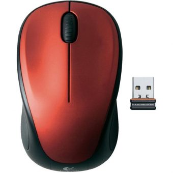 Logitech Wireless Mouse M235 Red 910-002496