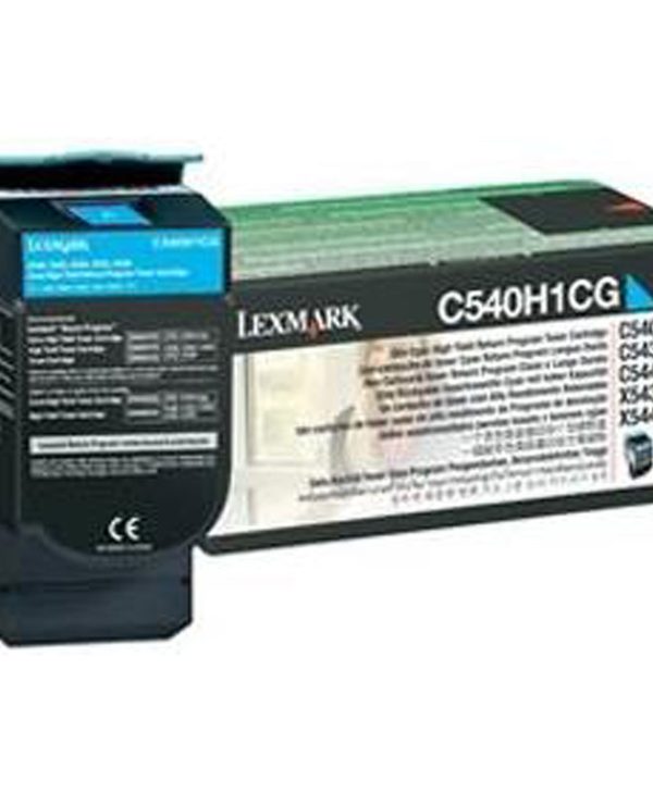 Lexmark Laser Toner C540H1C Cyan Standard Yield 2K Pgs