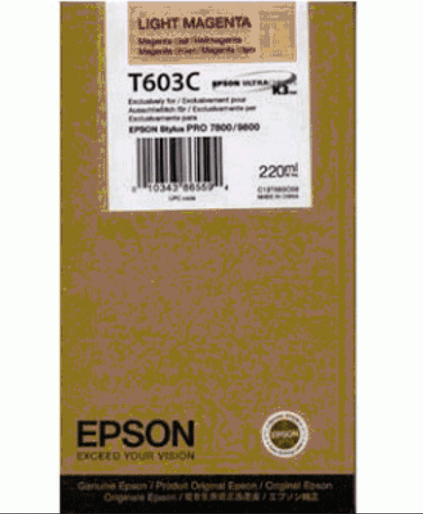 EPSON C13T603C00 Light MAGENTA - 220ml