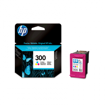 HP Ink No 300 Tri-Color with Vivera Inks - 4ml - 165Pgs (CC643EE)