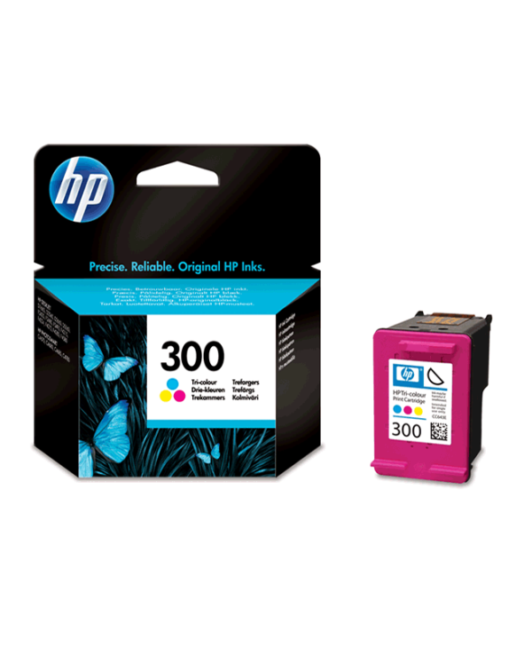 HP Ink No 300 Tri-Color with Vivera Inks - 4ml - 165Pgs (CC643EE)