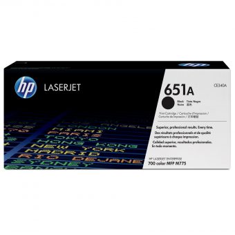 HP 651A Toner Black 13.5K Pgs CE340A