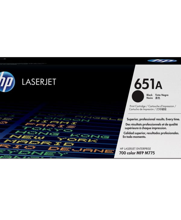 HP 651A Toner Black 13.5K Pgs CE340A