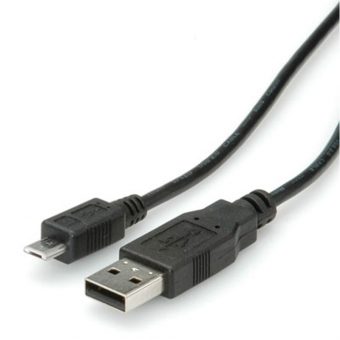 Roline Micro USB - USB 2.0 M/M 0.8m S3151-400