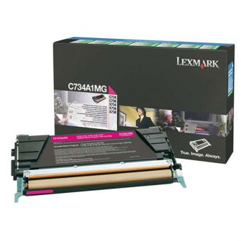 Lexmark Laser Toner C734A1M Magenta Standard Yield 6K Pgs