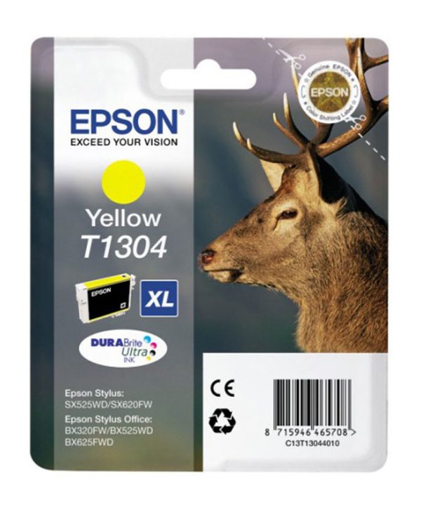 Epson Ink T13044010 Yellow XLarge Size - 1005 Pgs