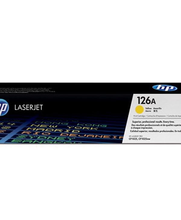 HP 126A Yellow LaserJet Toner 1K Pgs CE312A