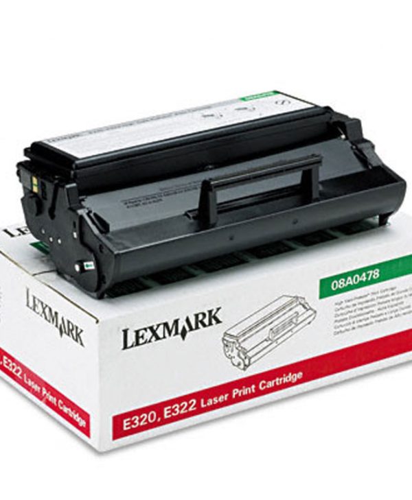 Lexmark Toner Laser 08A0478 Black 6K Pgs