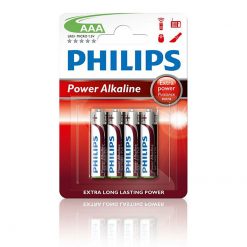Philips Battery LR03 (AAA) Αλκαλική 1.5V x4 LR03P4B/10